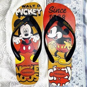 Mickey Mouse Mens havaianas Size 11/12 or 45/46
